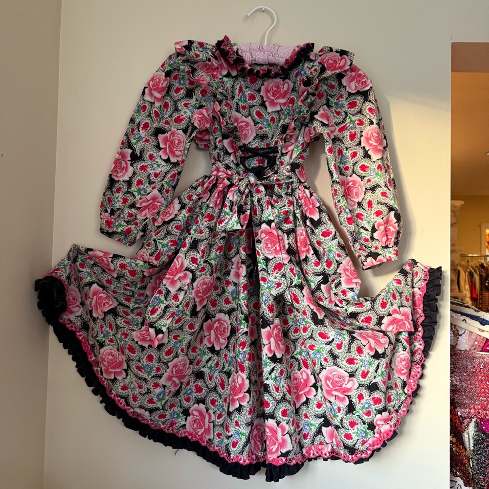Vintage Floral‎ Kids Dress